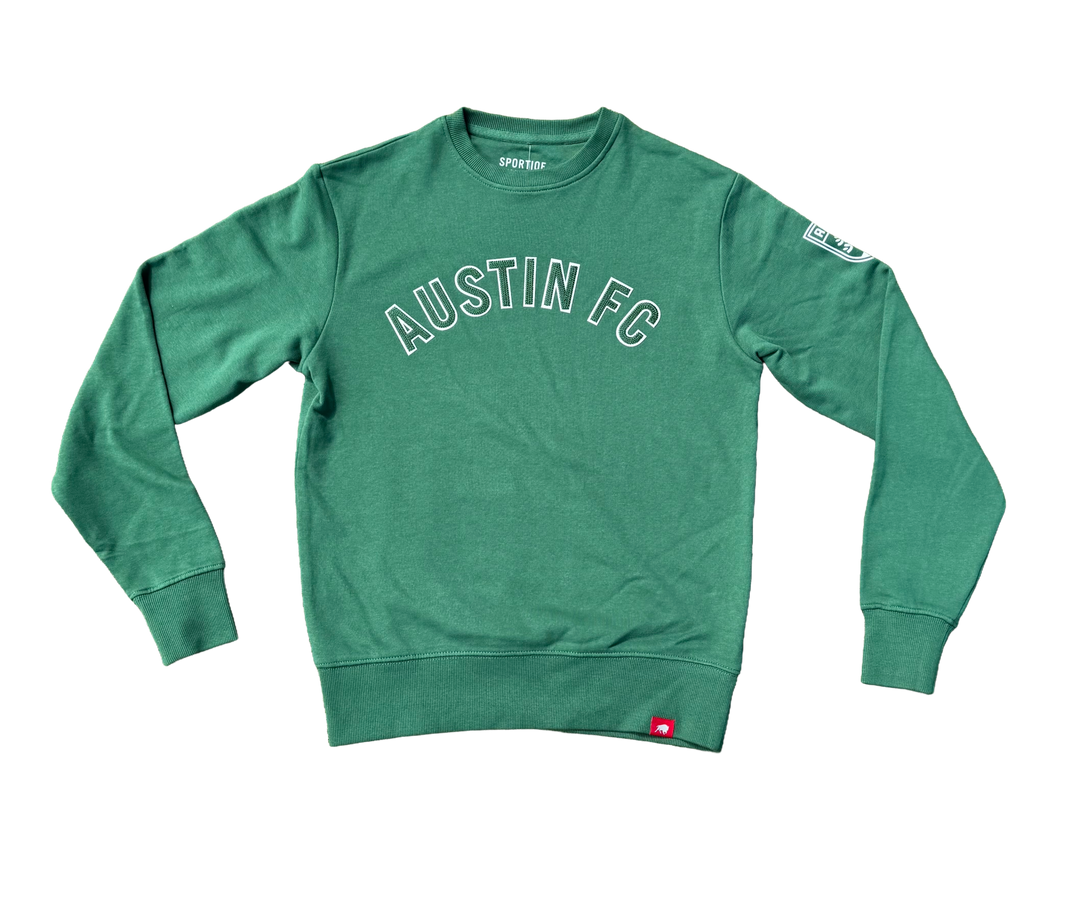 AUSTIN FC BILTMORE LONG SLEEVE CREW GREEN