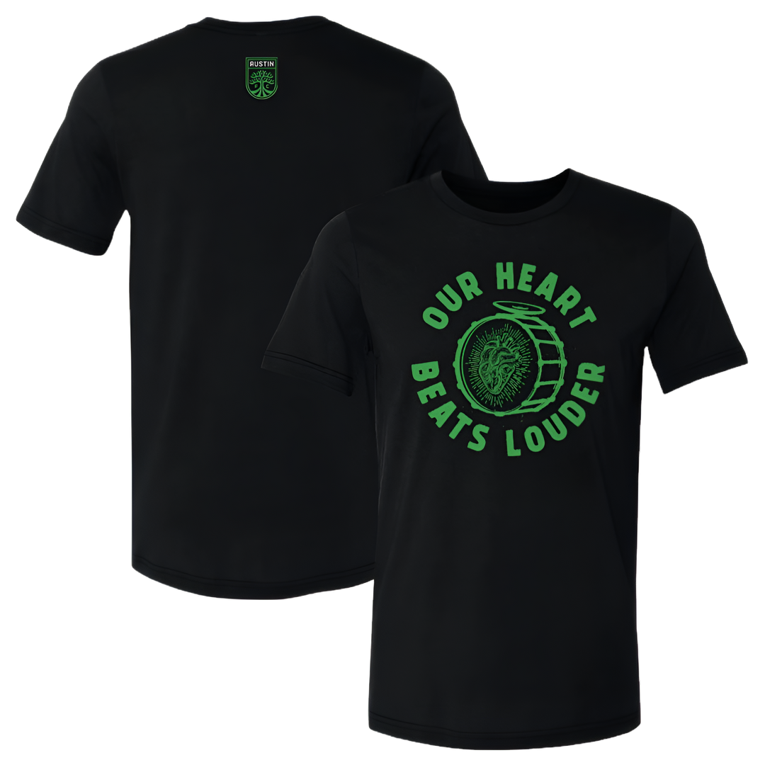AUSTIN FC OUR HEART BEATS LOUDER TEE