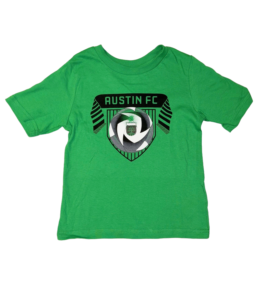 AUSTIN FC KIDS SCARF N BALL TEE The Verde Van