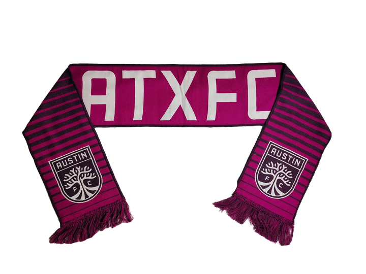 AUSTIN FC PURPLE EDGE FADE SCARF