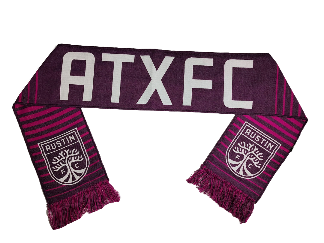 AUSTIN FC PURPLE EDGE FADE SCARF