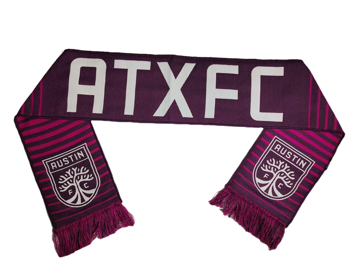 AUSTIN FC PURPLE EDGE FADE SCARF