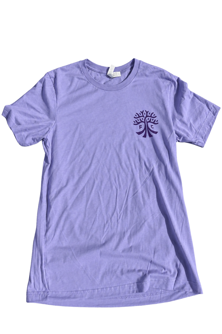 AUSTIN FC LAVENDER SUNSET WORDMARK TEE