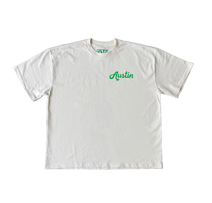AUSTIN FC CAPITAL CITY SOCCER CLEAT TEE CREAM