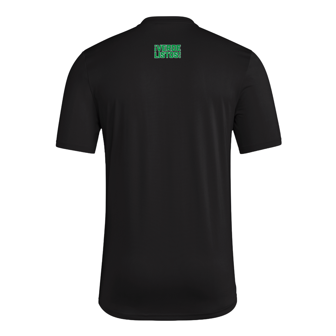 AUSTIN FC HOOK 25 HEARTBEAT BLACK TEE