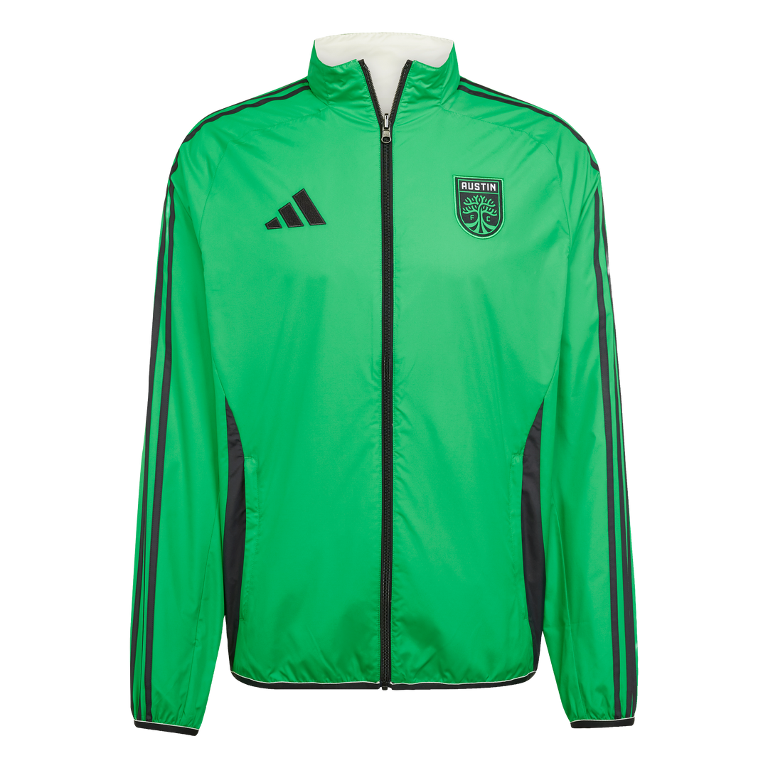 AUSTIN FC ANTHEM REVERSIBLE JACKET 2025 – The Verde Van AUSTIN FC ANTHEM REVERSIBLE JACKET 2025 – The Verde Van