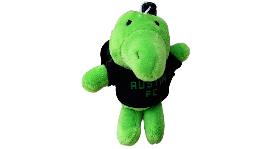 AUSTIN FC PLUSH ALLIGATOR KEYCHAIN
