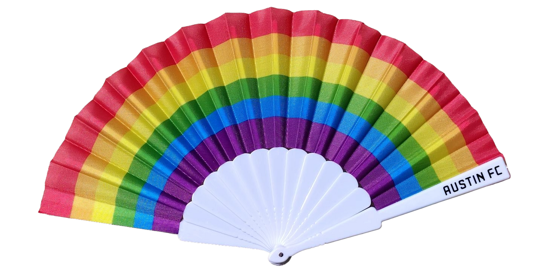 AUSTIN FC PRIDE HAND FAN