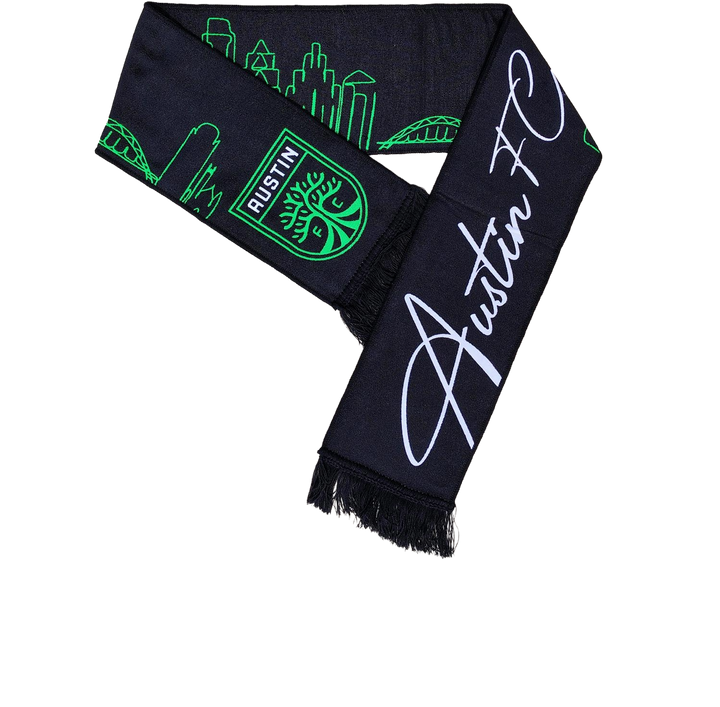 AUSTIN FC SKYLINE WOVEN SCARF