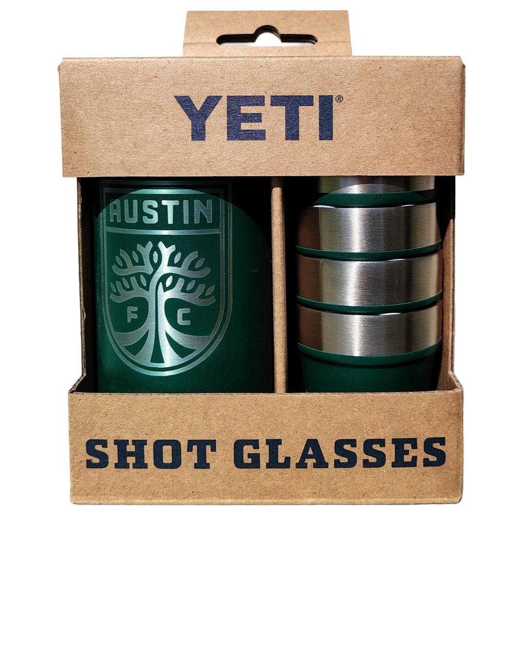AUSTIN FC YETI BLACK FOREST SHOT GLASSES