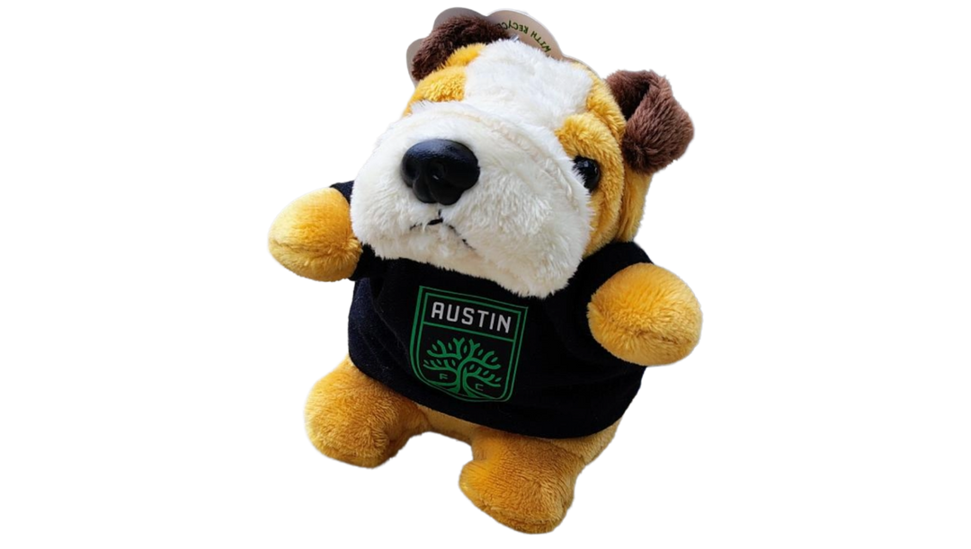 AUSTIN FC SMALL PLUSH BULLDOG