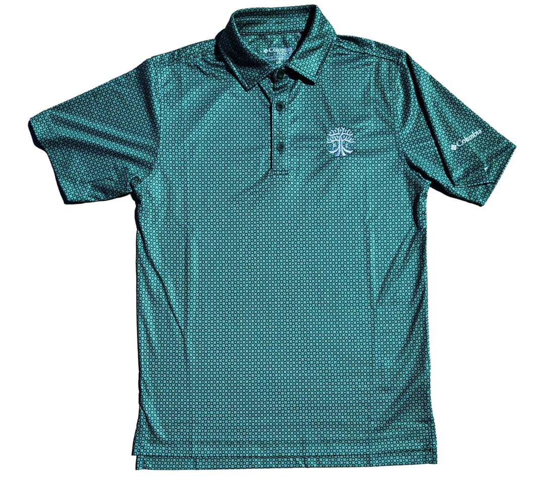 AUSTIN FC WHITE SECONDARY LOGO FOREST CLUB MASTER POLO