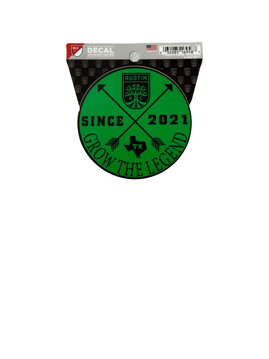 AUSTIN FC HIPSTER CLEAN CUT DECAL
