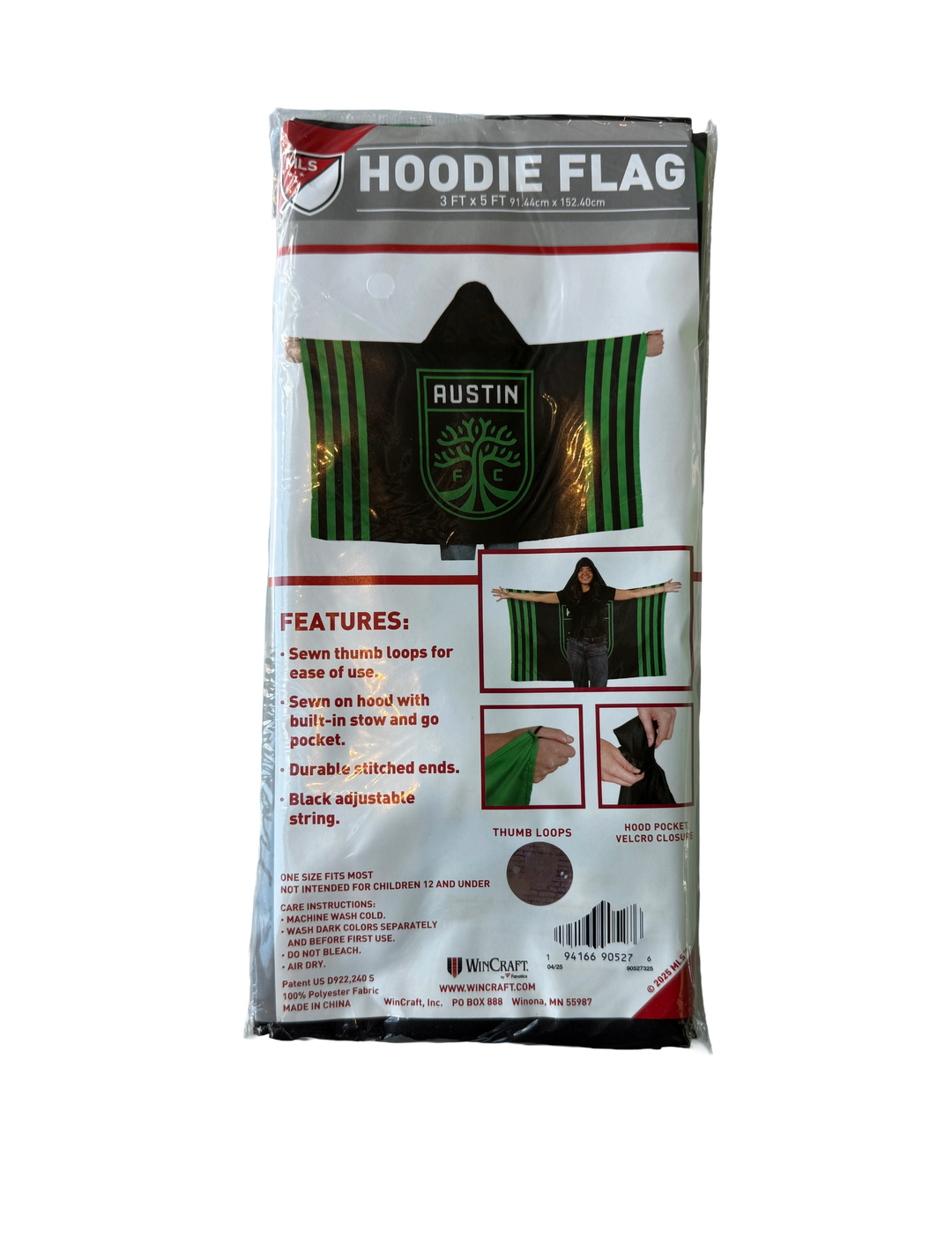 AUSTIN FC FLAG HOODIE