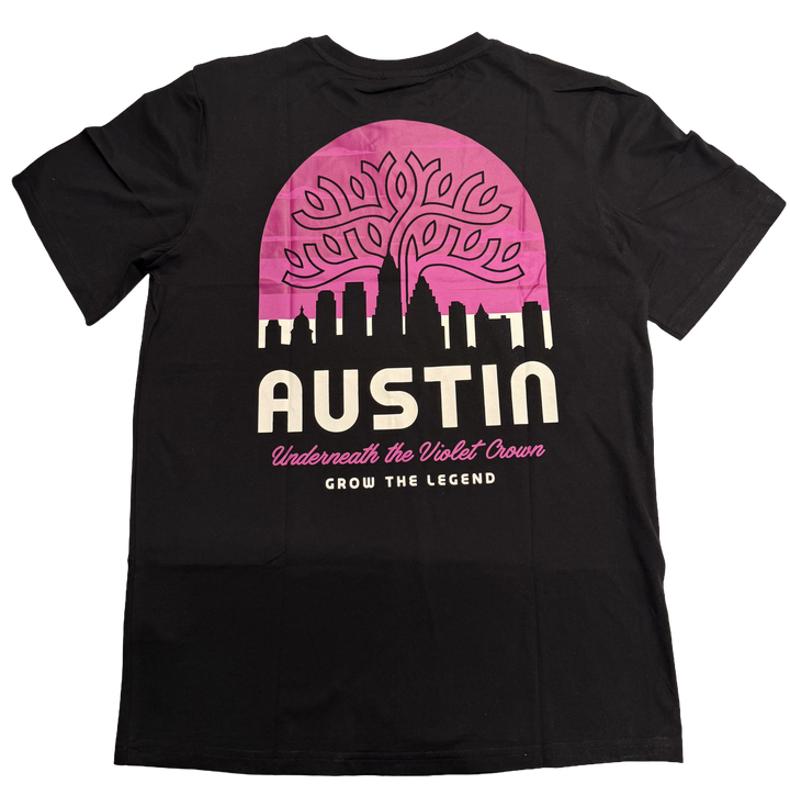 AUSTIN FC BLACK SUNSET SKYLINE TEE
