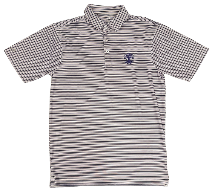 AUSTIN FC PURPLE STRIPE STREAMLINE POLO