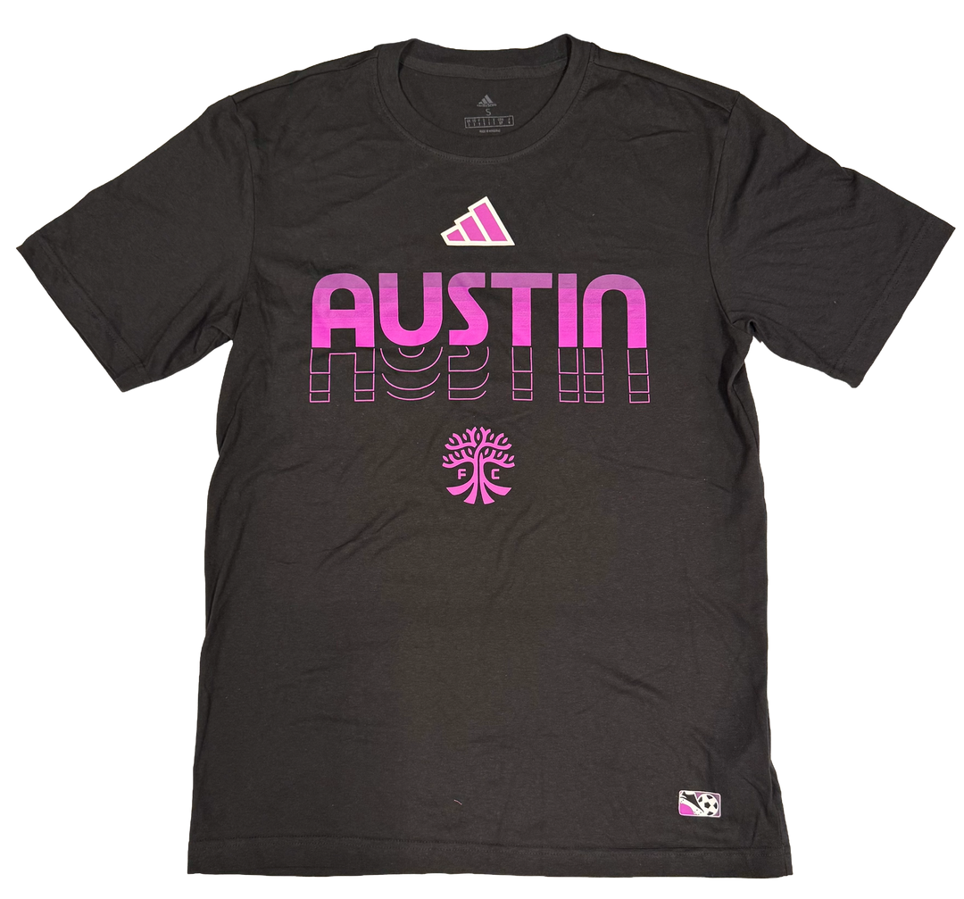 AUSTIN FC BLACK HOOK 3RD PREGAME TEE