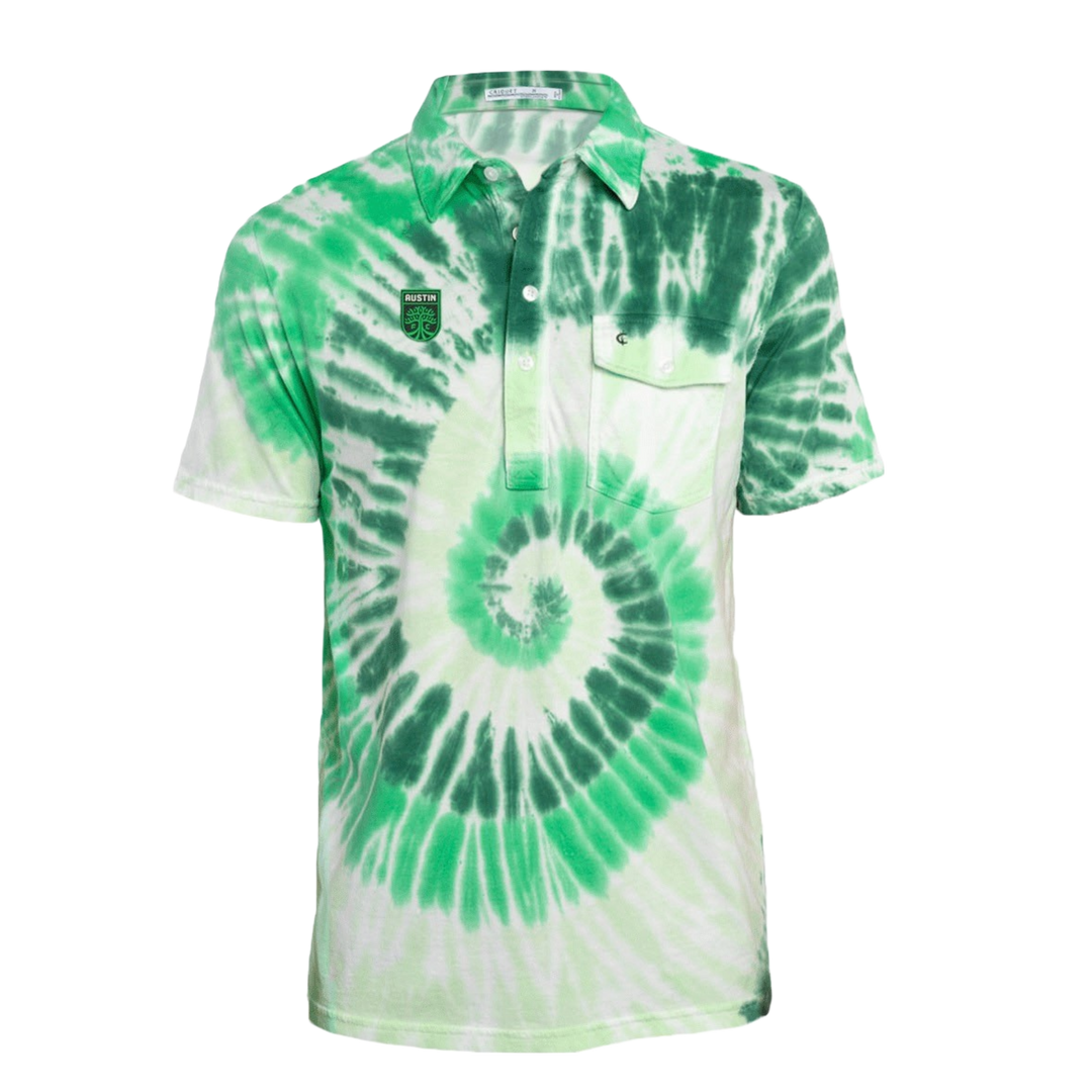 AUSTIN FC PLAYERS TIE DYE POLO