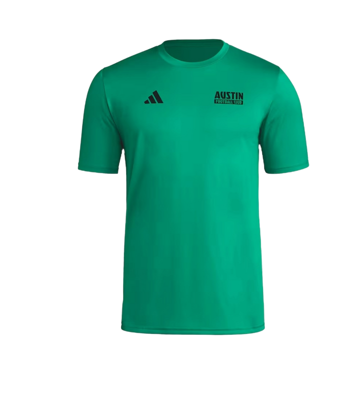 AUSTIN FC PREGAME TEE 25 LOCAL WRAP TEE GREEN