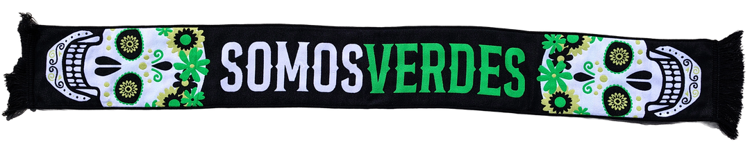 AUSTIN FC HISPANIC HERITAGE SOMOS VERDES SKULLS SCARF