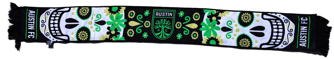 AUSTIN FC HISPANIC HERITAGE SOMOS VERDES SKULLS SCARF