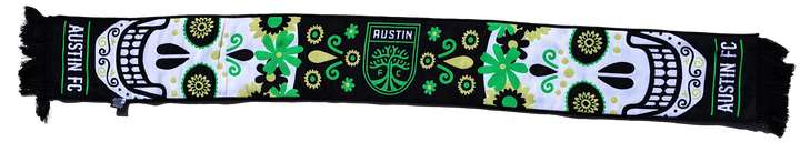 AUSTIN FC HISPANIC HERITAGE SOMOS VERDES SKULLS SCARF