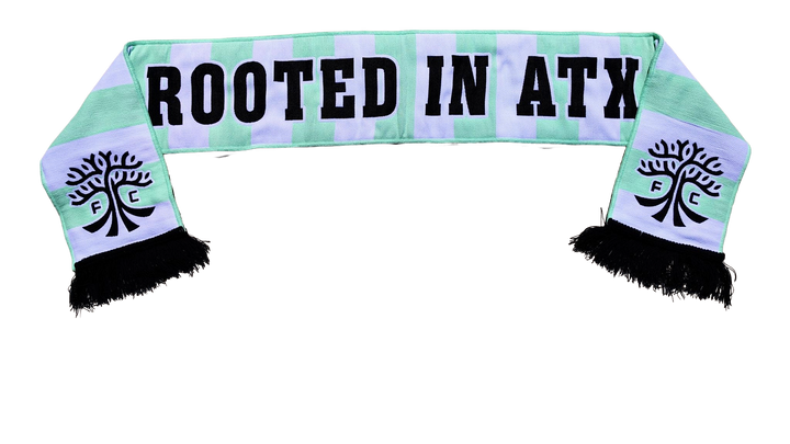 AUSTIN FC WHITE BAR STRIPE SCARF