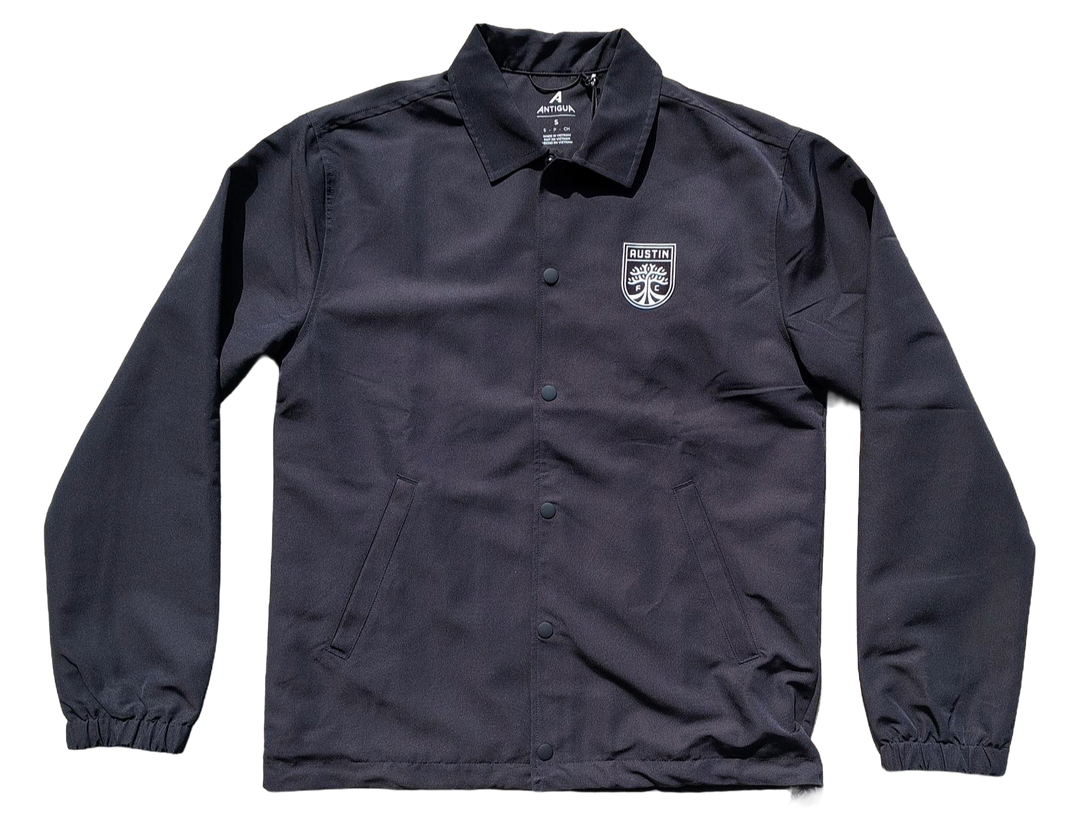 AUSTIN FC BLACK PRIMARY LOGO VANGUARD JACKET