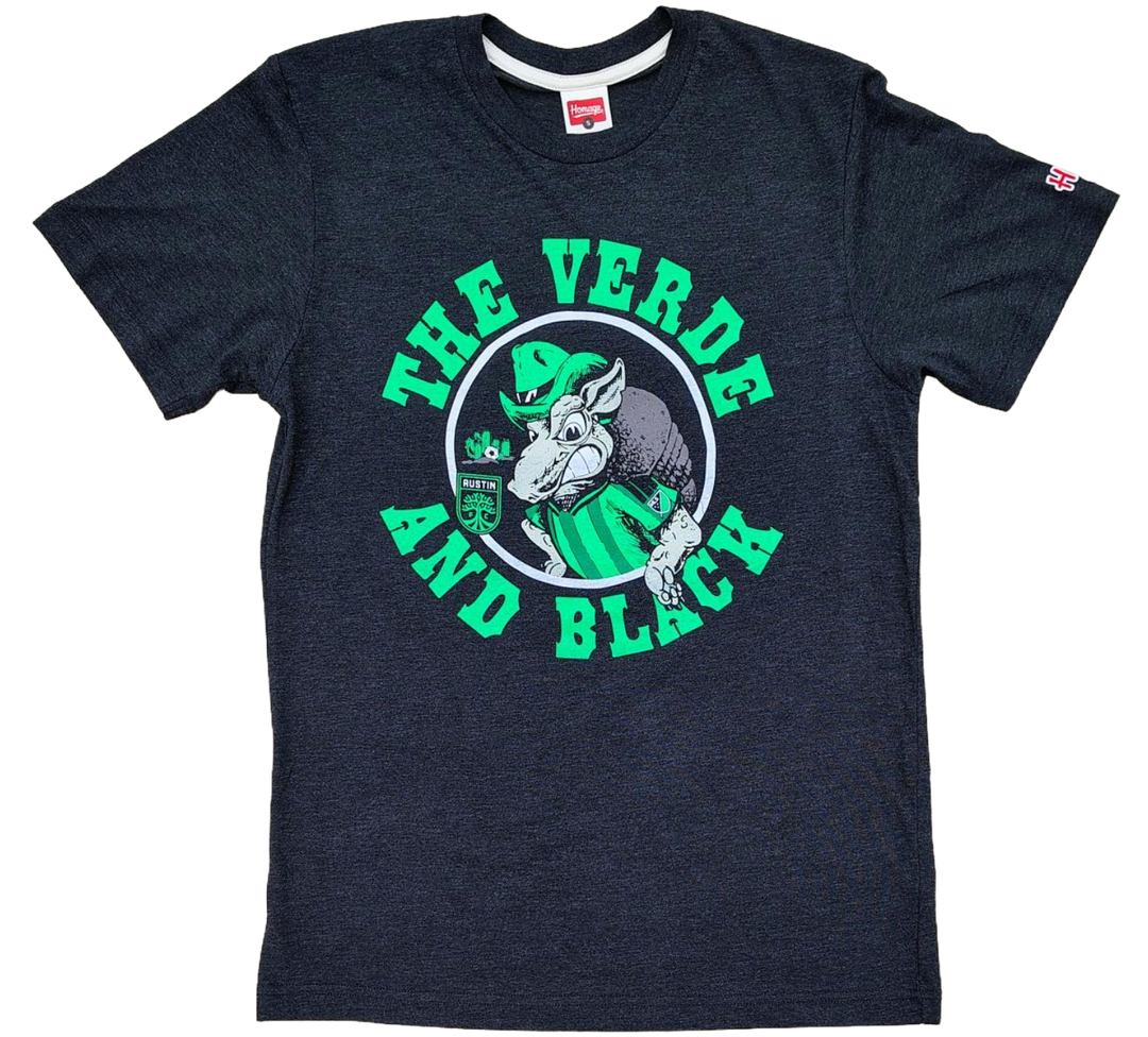 AUSTIN FC BLACK VERDE AND BLACK EXCLUSIVE TEE